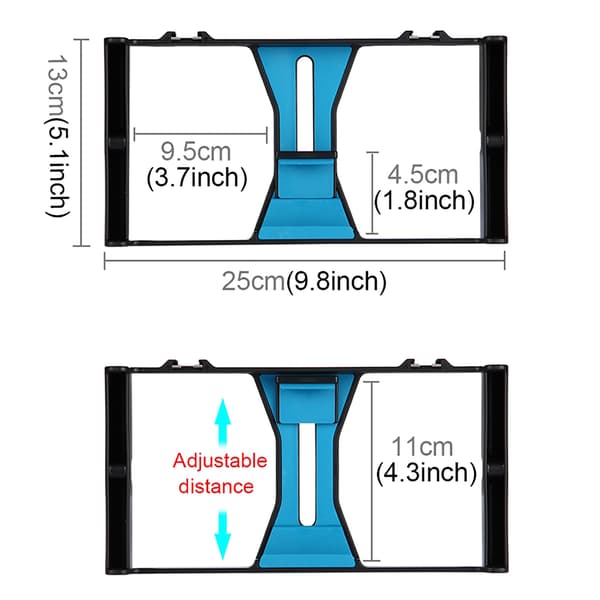 PULUZ Telefon Smartphone Video Bur Stabilisator Rig Stativmontering til LED-lampe Mikrofon