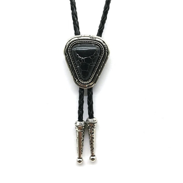 Vintage Turkoosi Kivi Bolo Solmio Western Native American Retro Bola Solmiot Kaulukset Miehille Naisille