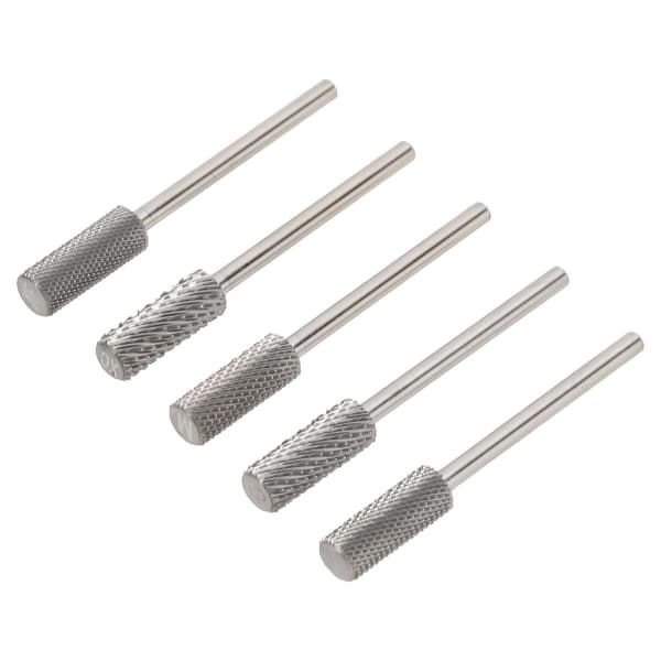 5 st Nail Drill Bits Set Tungsten Carbide Manikyr Borr Bits Elektrisk Nagellack Slip Tillbehör