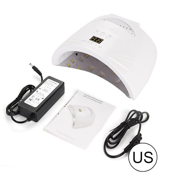 48W Langaton Latautuva Kynsilakan Kuivaaja LED UV-Valo Kynsilamppu