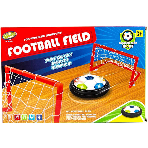 Hoverfotboll Set Leksak - Fotbollssport Spel - Levereras med 2 Mål med Nät - Premium Material, Säkert för Barn - Perfekt för inomhus