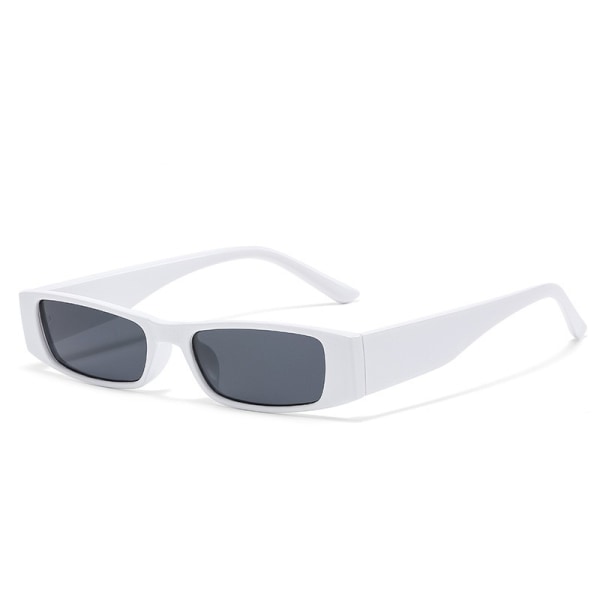 Rektangulära solglasögon för kvinnor män Trendiga retro mode solglasögon UV 400 skydd