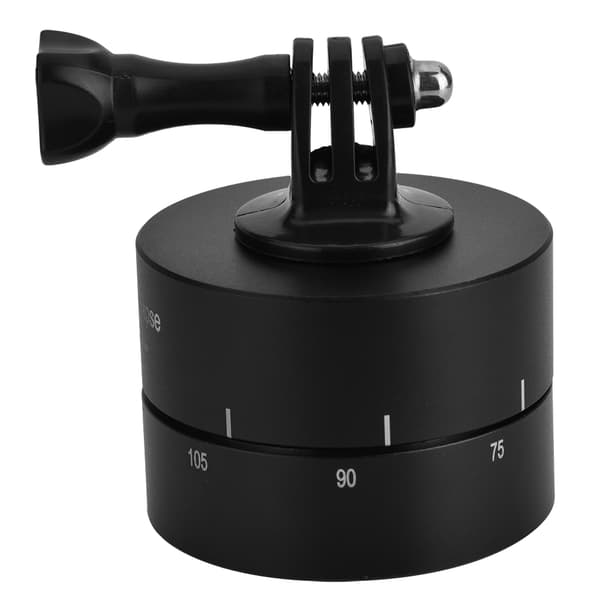 360° 120 minutter panorering roterende stativ Time Lapse stabilisator stativadapter til kameraer Gopro