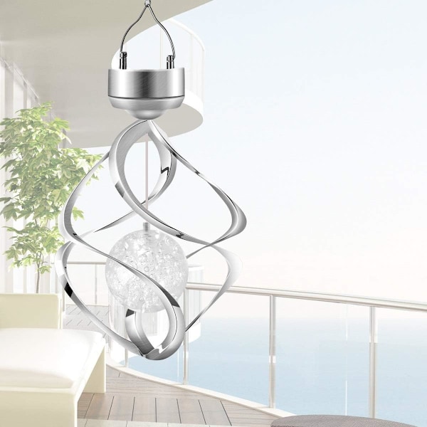 Aurinkopaneelit Ulkona - Pihan Koriste Tuulisoittimet Valot Led Väri Vaihtavat Riippuvat Valot Puutarha, Piha, Koti Sisustus Lahjat Äidille - Wind Chimes Lights-2pack