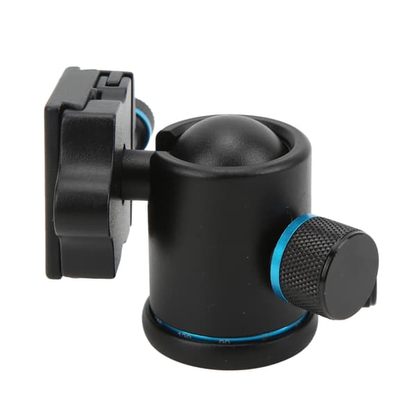 Stativkuglehoved 360° Roterende Panoramakuglehoved med Quick Release Plade Skrueadaptere