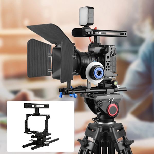 YELANGU C15 Digitalkamera Kaninbur Monteringsram för Nikon Z6 Z7 DSLR Tillbehör
