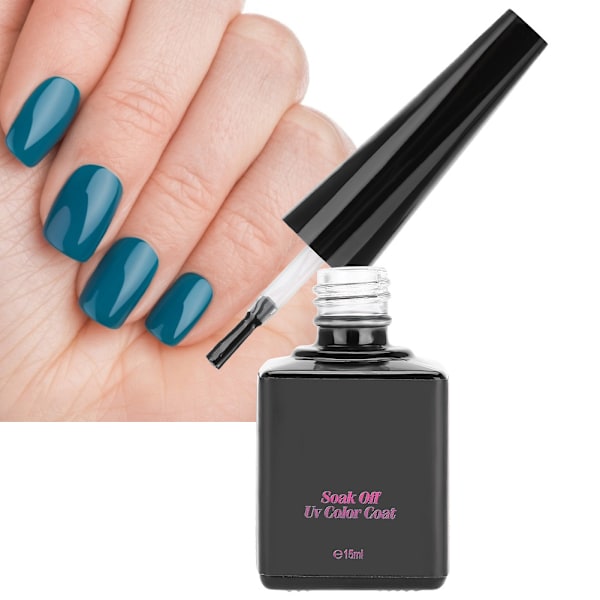 15ml Resin UV-nagelgel Basgel Topplack Nagelkonst Långvarigt Poleringsverktyg Basgel
