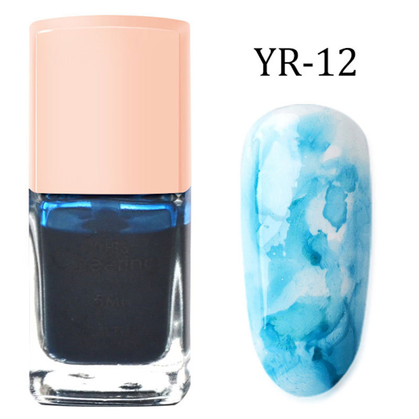 15ml Gradient Marmorering Glitter UV Gel Nagellack Långvarig DIY Manikyrverktyg 13#