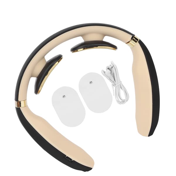 Smart Nackmassage - Intelligent Elektrisk Puls Vertebra Cervikal Massager RelaxerSvart