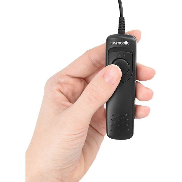 Fjernbetjening til kamera - 3 fod SLR DSLR kamera fotokontrol udløserknap kompatibel med RS60-E3 som erstatning