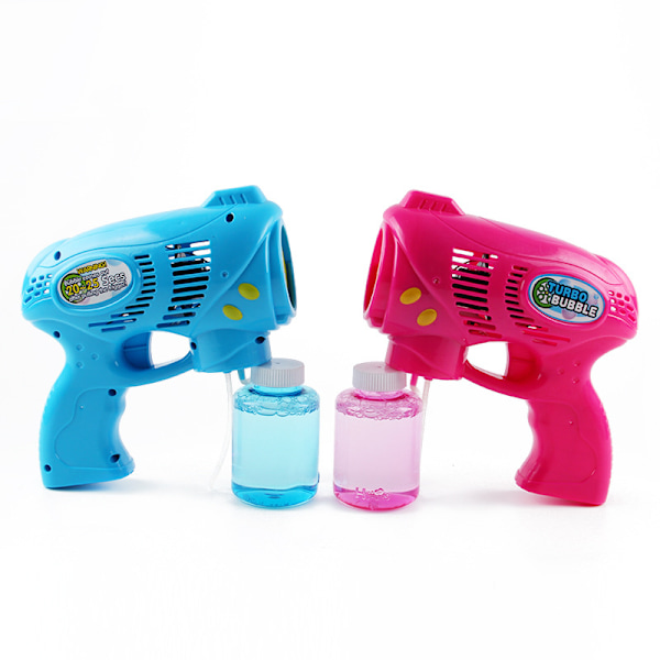 JOYIN Bubble Gun för Barn, med Flaskor Påfyllningslösning, Bubble Machine Gun för Småbarn 1-3 Barn 4-8, Party Favors, Sommarleksak, Utomhus blue