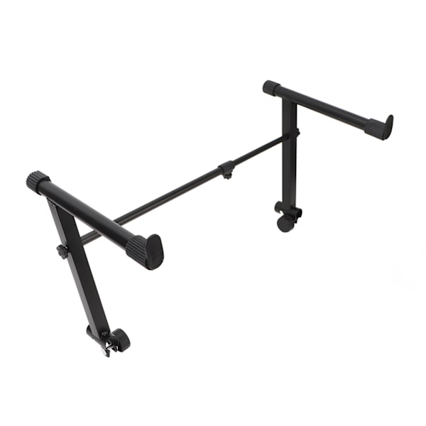 L-formet elektronisk klaverstativforlængeradapter, 2-trins keyboardstativ, 42-75 cm breddejustering