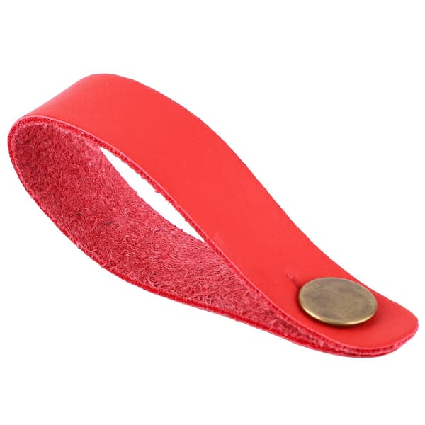 Guitar Halsrem Strap Button Hovedrem Strap Tie Bærbar Guitarer Tilbehør (Rød)