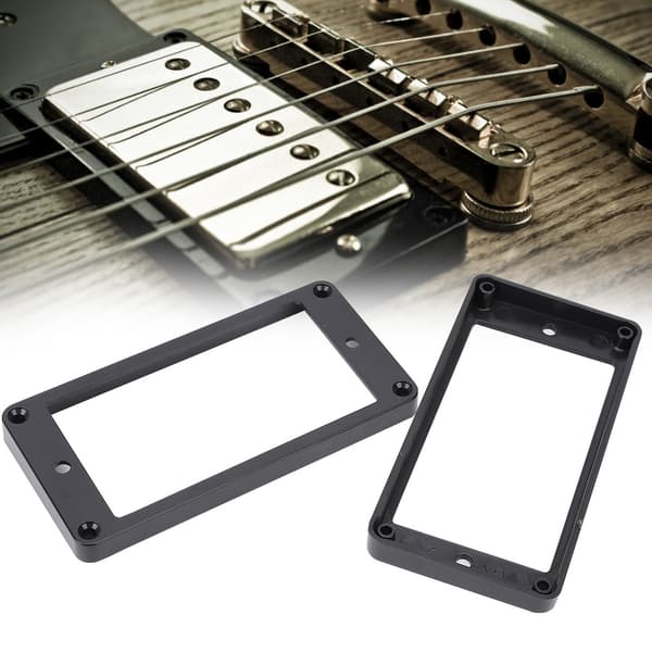 2PCS GB305N Platt Humbucker Pickup Ram Pickup Monteringsring för Elgitarr