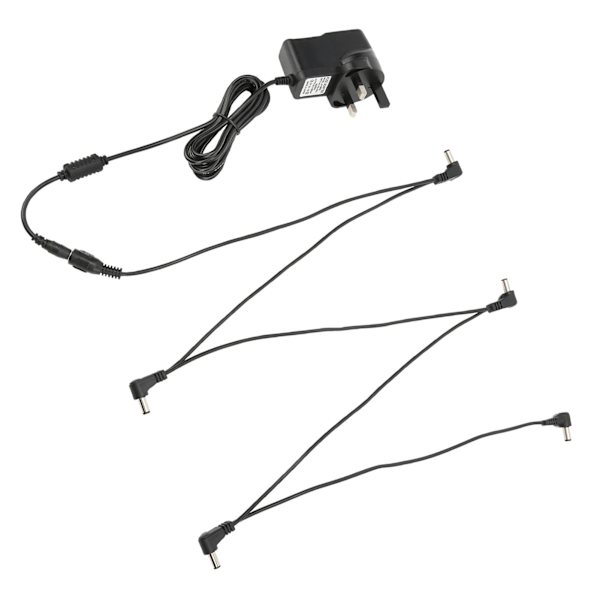 Strömadapter 9V Plastgitarr Multieffekt 1 till 5 C2T Linje Industriella Verktyg 850mA AC100‑240VUK-kontakt