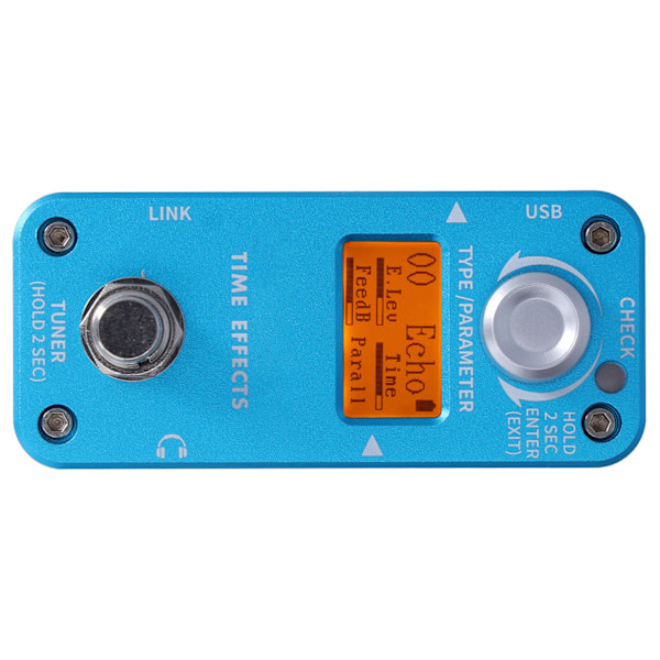 Fördröjningsreverb-effektpedal Cycle Overload Elektrisk gitarr Effektor Musikinstrument Tillbehör