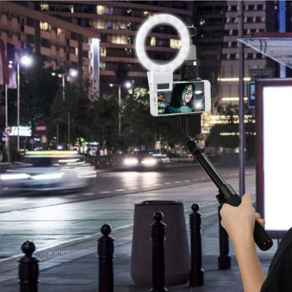 LED-ringfyldlys 3200K-6500K Trinløs justering til DJI OSMO Pocket-kamera