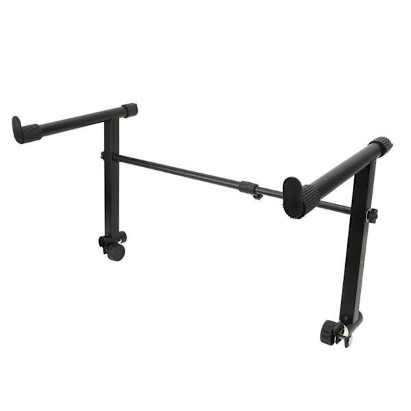 L-formet elektronisk klaverstativforlængeradapter, 2-trins keyboardstativ, 42-75 cm breddejustering