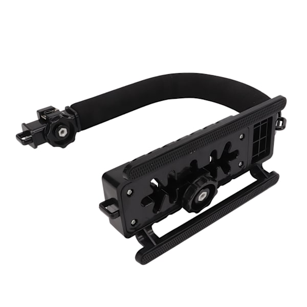 PULUZ U C-formad videostabiliserande handgrepp ABS-svamp svart handhållen fotografering Accoessory för mikrofilmer