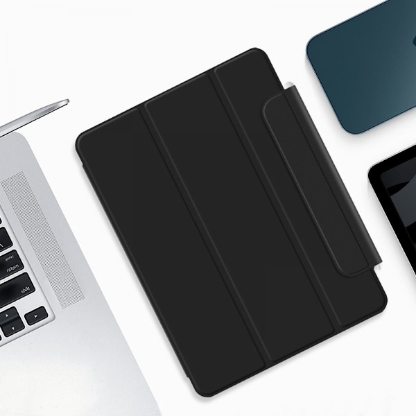 Magnetiskt Fodral För Ipad Air 5/ 4 10.9 Tum, Smalt Smart Folio Trifold Stativfodral, Automatisk Sömn/Vakna, Stöd För 2:a Generationens Apple Pencil Laddning