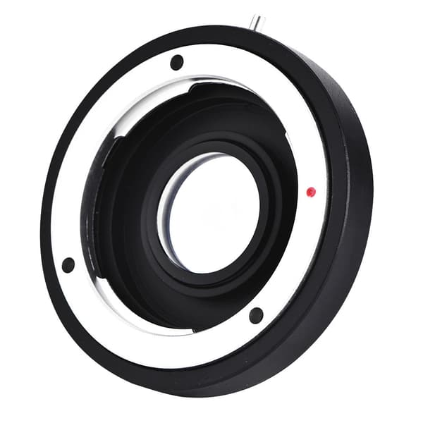 Kameraobjektivadapterring for Minolta MD-objektiver og for Nikon speilreflekskameraer