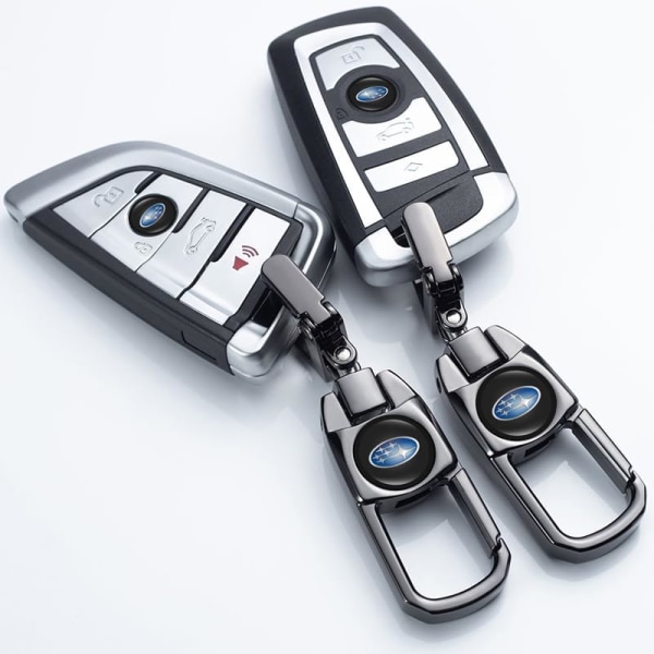 Subaru nyckelring, metall bilnyckelring utbyte med Subaru BRZ 2015-up Subaru Legacy Outback XV Crosstrek 16-up WRX/STi, nyckelring nyckelring för biltillbehör