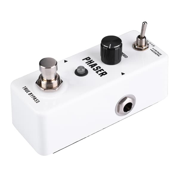 Mini Metal Shell Analog Phaser Gitarr Effekt Pedal med True Bypass Instrument Tillbehör