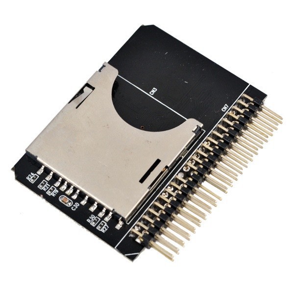 4 st SD-kort till IDE-adapter 2,5 tums 44-stifts hanadapter SD SDHC SDXC MMC-minneskortkonverterare till bärbar hårddisk