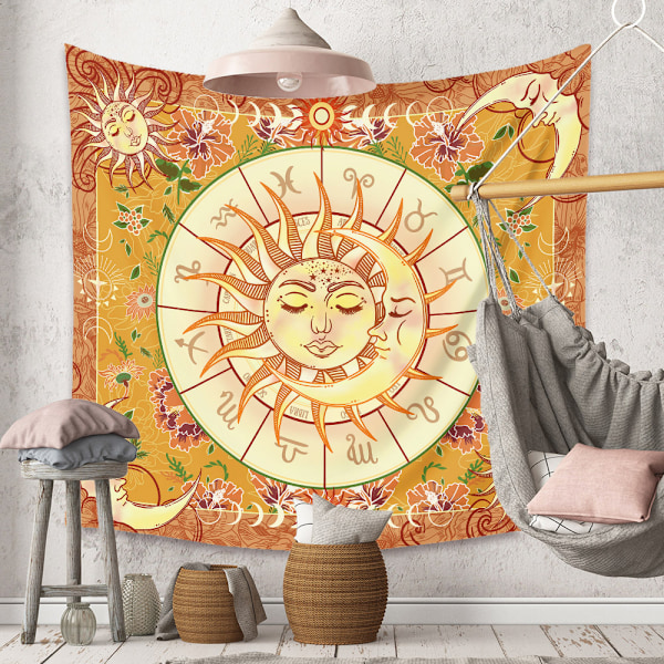 Kunst Hjem Indretning Gaver Mandala Boheme Gobelin Egnet til Soveværelse Dekoration（1019-10，29 x 38 tommer）