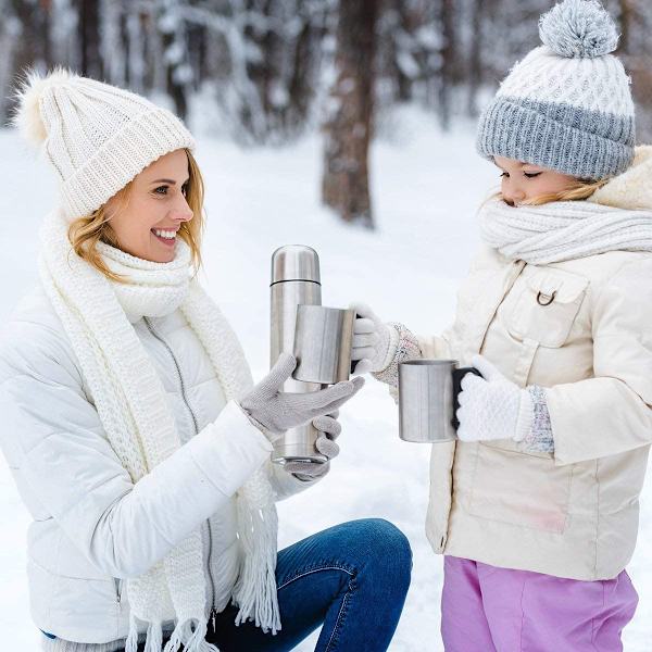 Bedste termokande i rustfrit stål, BPA-fri, ny tredobbelt væg isoleret, varm og kold i timevis. (34 OZ/1000ML)