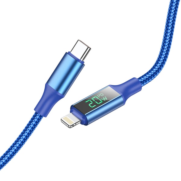 Borofone BU32 näytönäyttöinen PD-latausdatakaapeli, sopii Apple 13 -puhelimelle, PD20W pikalatausdatakaapeli