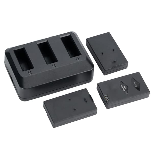 Shoot Parrot MiniDrones 3*Batterioplader med 3 Batterier