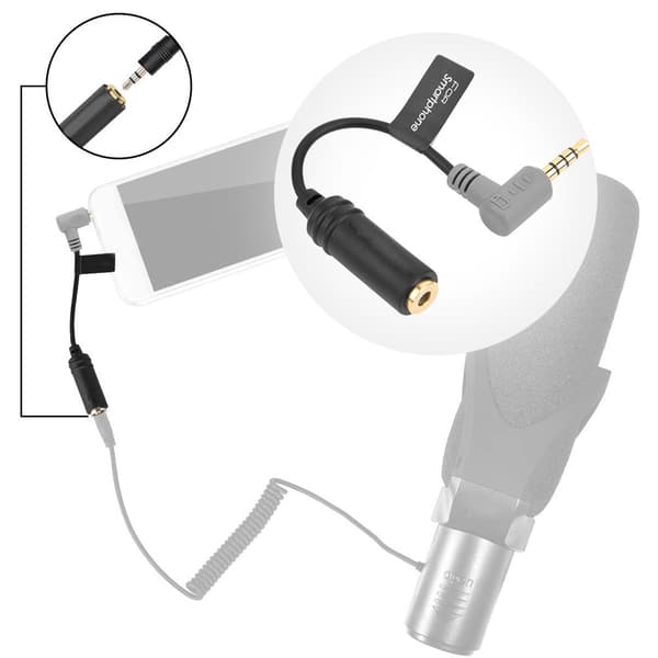 COMICA CVM-SPX TPE til TRS 3,5 mm til TRRS lydadapterkabel til iOS Huawei Samsung Smartphones Tablets PC