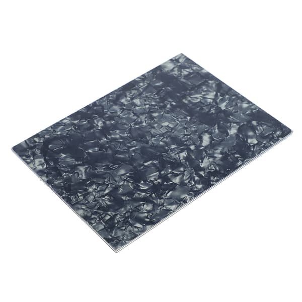 Guitar Pickguard PVC Celluloid Bærbar Elektrisk Bas Scratch Plate Cover Backplate Sheet Sort Perle