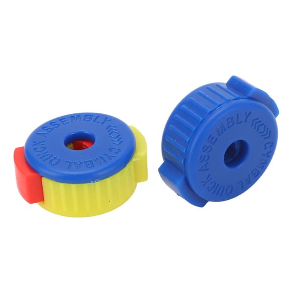 2 stk. Cymbal Quick Release Nut Push in Design Quick Set Cymbal Cap Tromme Tilbehør WC89