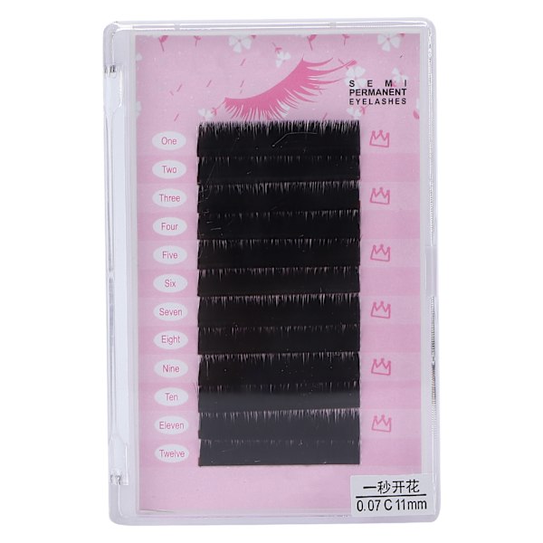 Women's Fluffy False Eyelashes Pack Long Extension Eyelashes Reusable Thick Fake Eyelashes11mm