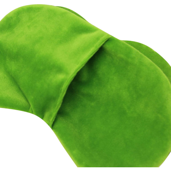 Rolig Groda Sömnmask Mjuk Plysch Justerbar Blindfold Ögonmask Skydd med Återanvändbar för Män Kvinnor Barn