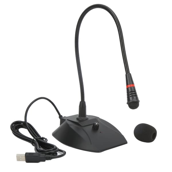 USB Mikrofon Studio Tale Højttaler Justerbar Kablet Desktop Mikrofon til Bærbar Højttaler