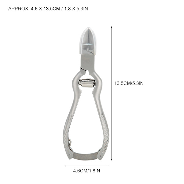 Rostfritt stål död hud tång sax ingrown tånaglar paronychia behandling nagelband nageltång silver