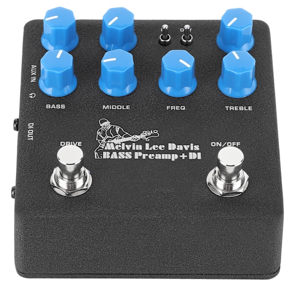 NUX NBP5 Elektrisk basförförstärkare DI-box effektpedal metall musikaliska instrumenttillbehör