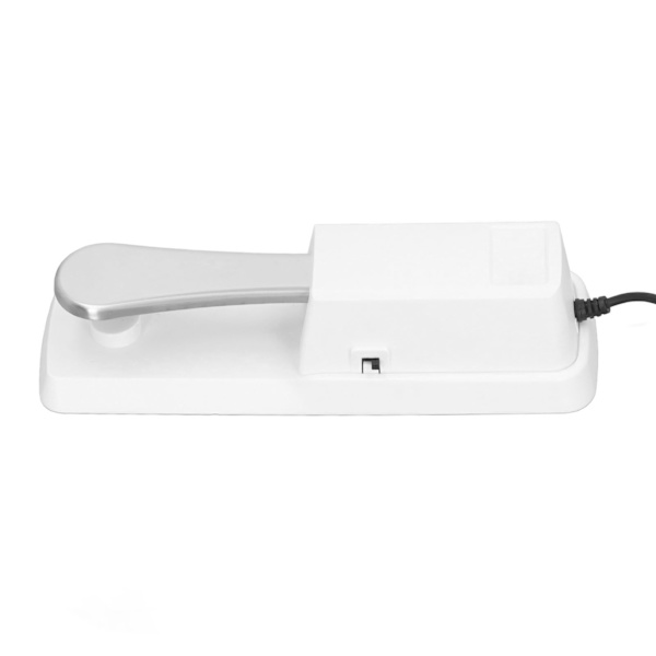 Sustain fotpedal universell keyboard fotpedal 6,35 mm kontakt pianofotpedal bryter for kontroll hvit