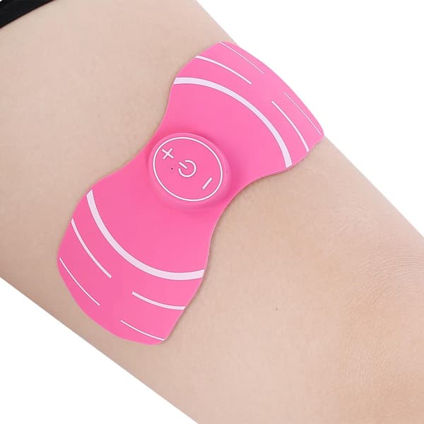 Professionel Mini Body Slimming Massage Pad Smart Fysioterapi Lindre Træthed Patch Pink