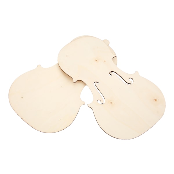 Ubehandlede Violiner Plade Træ Gran Frontpanel Ahorn Bagplade Bagplade DIY Dele