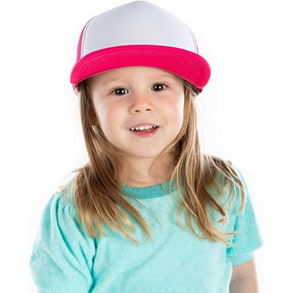 Barne Baseball Caps Jente Gutt Småbarn Baby Flat Brim Trucker Hat Ungdom Sol Strand Cap Sommer Mesh