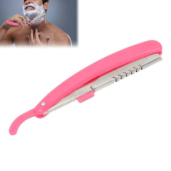 Lige barberkniv til mænd, folde barbermaskine til kvinder, øjenbryns trimmer (uden blad)