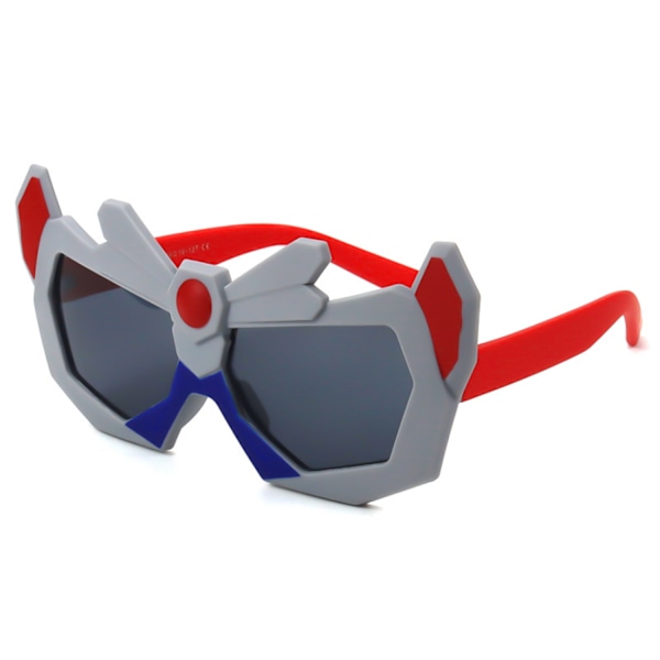 Barnens solglasögon tecknade polariserade barns glasögon solskydd spegel UV-skydd barns glasögon---superman blå