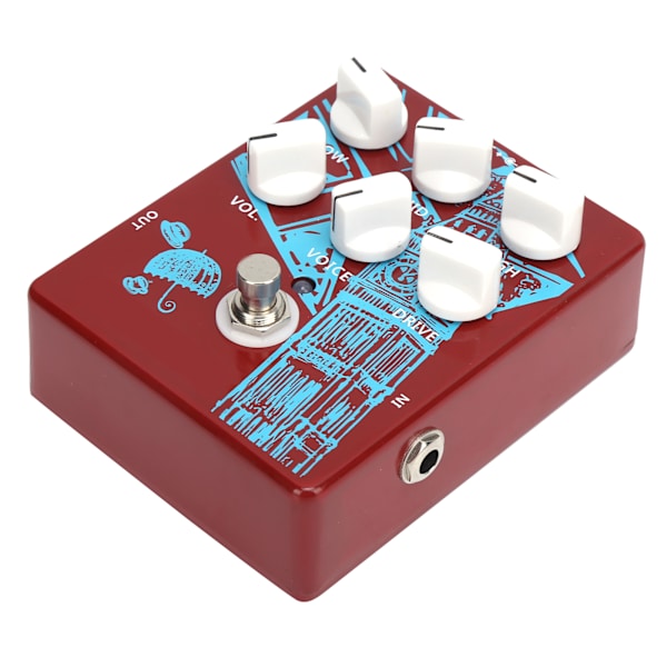 Gitarrdistorsionseffektpedal Flera lägen Bärbar Instrumenttillbehör CP‑58