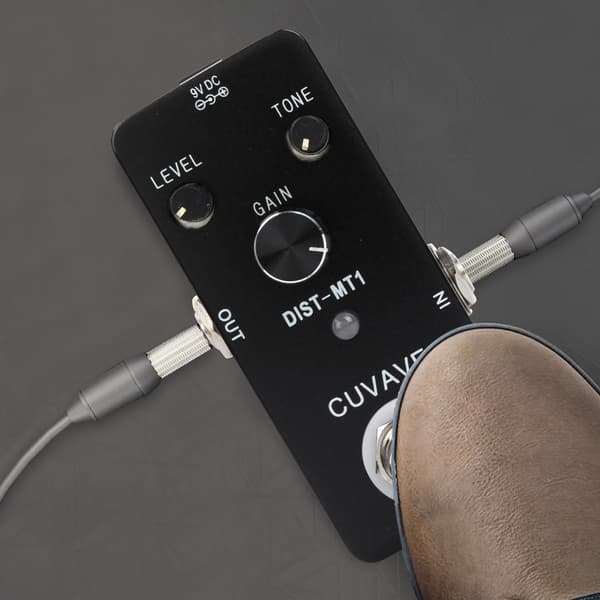 Distortion-MT1 Full Metal Shell Distortion Elektrisk Gitarr Effekt Pedal True Bypass