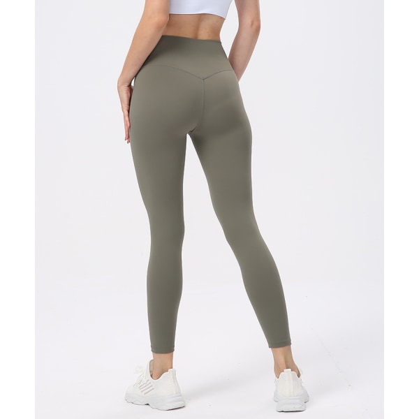 Fit Compression Jooga-housut Power Stretch Treeni Legginsit Korkeavyötäröiset Vatsanohjauksella (XL)