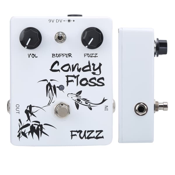 Enkel Fuzz Pedal Effekt True Bypass för Elgitarr Musikaliska Tillbehör  DC9V CP-42